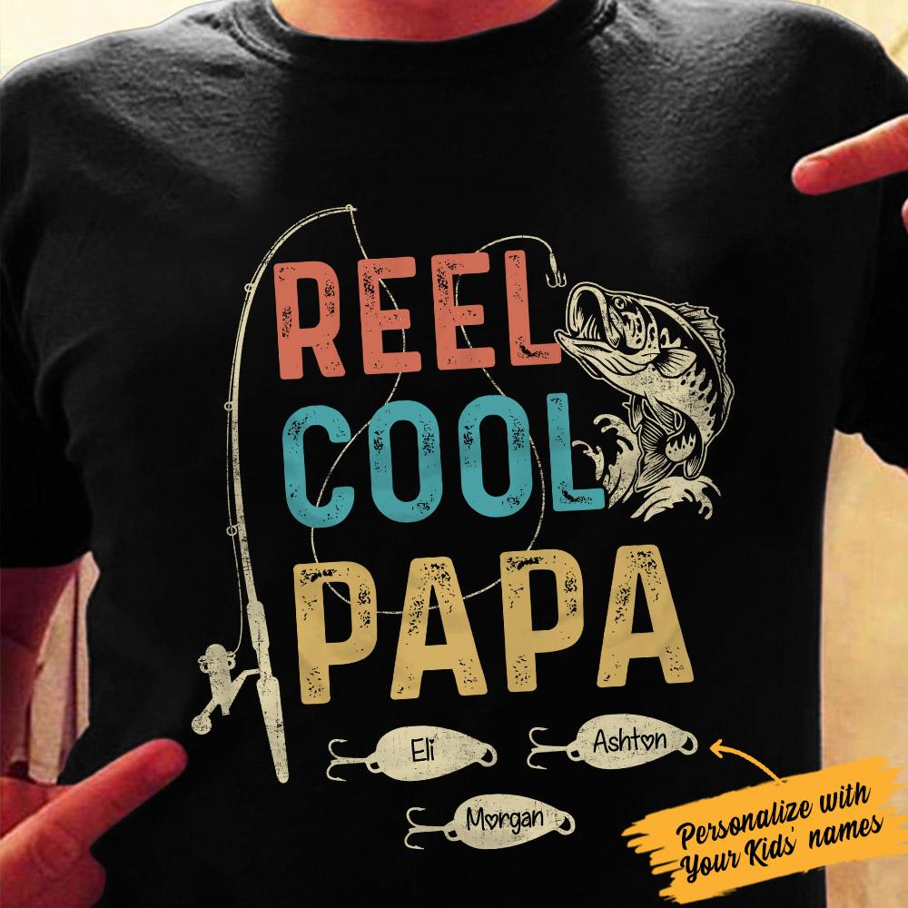 Personalized Dad Fishing T Shirt MY0408 81O34 - Famvibe
