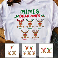 Personalized Grandma Reindeer Christmas T Shirt OB123 95O47 thumb 1