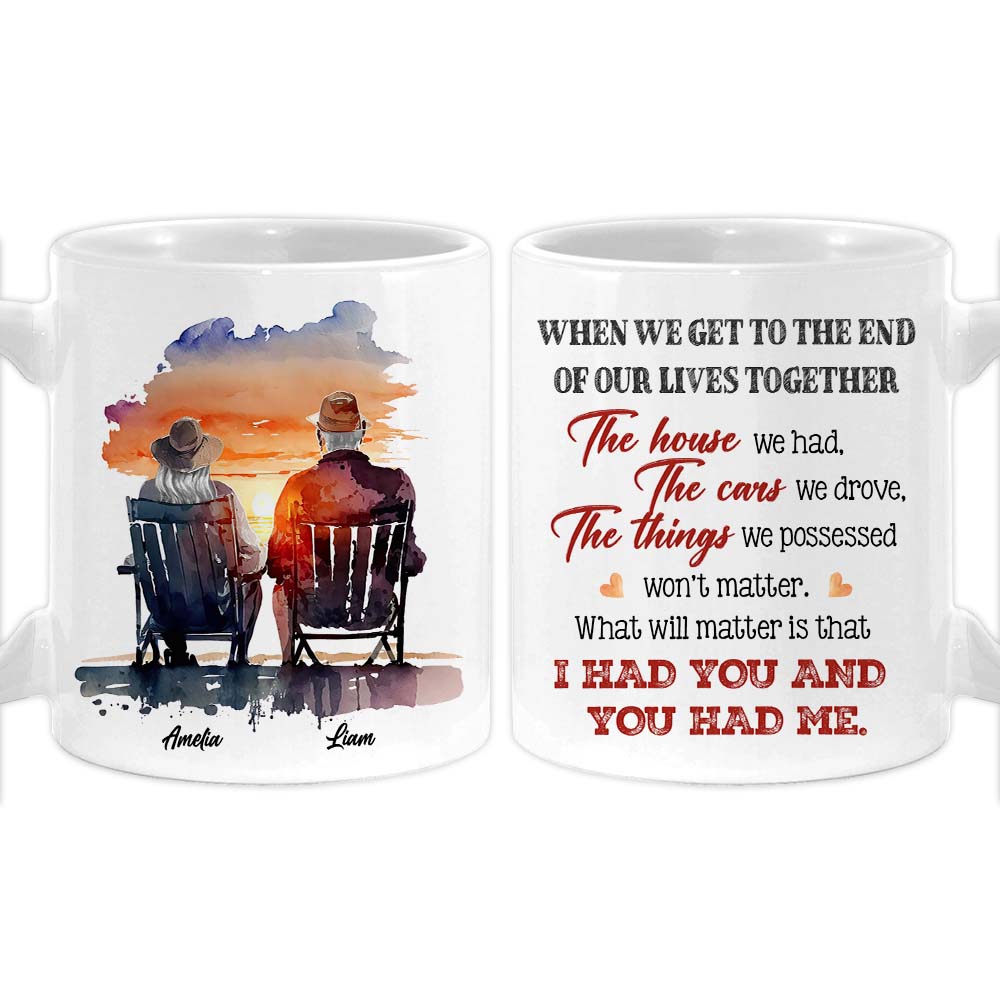 Personalized Couple Gift What Will Matter is that I Had You And You Had Me Mug 31092 Primary Mockup