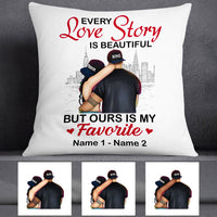Personalized Husband Wife Couple Love Story Pillow MR85 30O53 (Insert Included) thumb 1