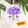 Personalized Memorial Mom Dad Butterfly Ornament OB271 95O57 1