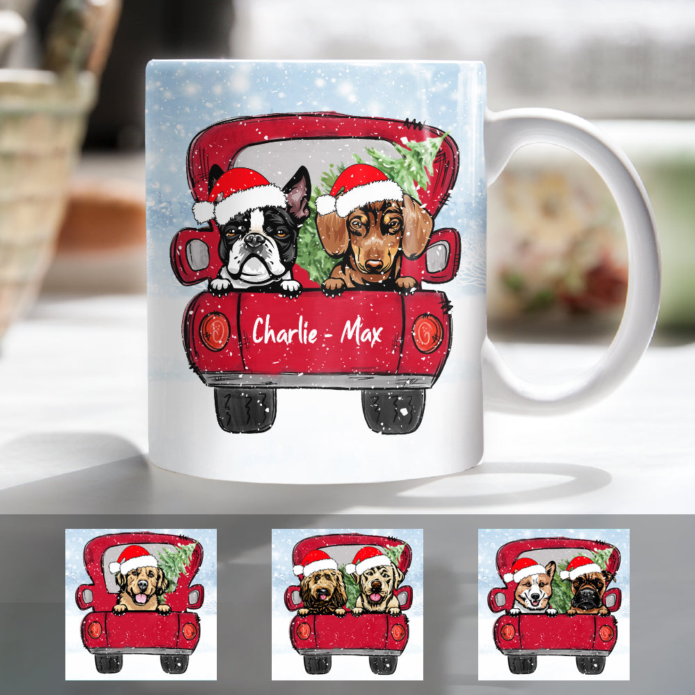 Personalized Dog Christmas 2022 Mug SB301 81O34