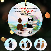 Personalized Your Wings Were Ready Dog Memorial  Ornament OB251 67O53 thumb 1