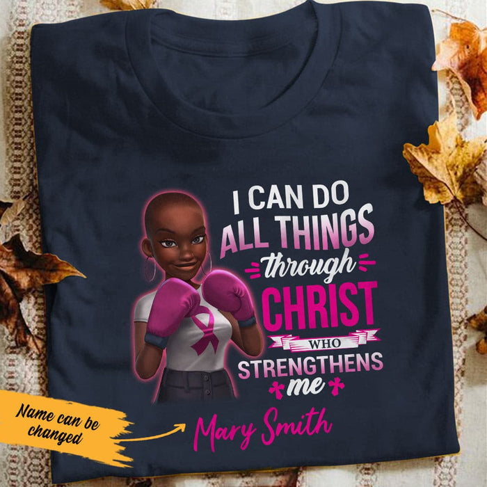 Personalized Breast Cancer Melanin BWA T Shirt JN212 65O53 1