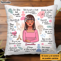 Personalized Gift For Daughter Spanish Bible Daily Reminders Pillow 32229 thumb 1