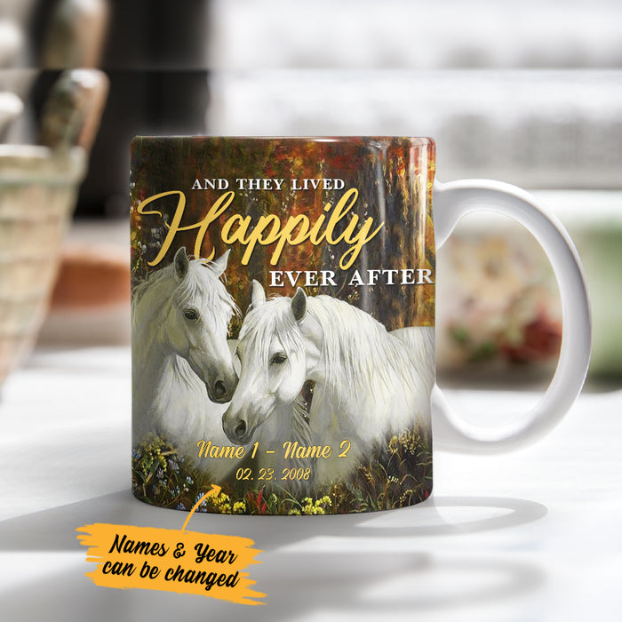 Personalized Horse Couple Mug SB142 85O36 1