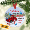 Personalized Butterfly Red Truck Memorial Mom Dad Ornament SB302 81O47 1