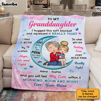 Personalized Gift For Granddaughter Hug This Blanket 29873 thumb 1