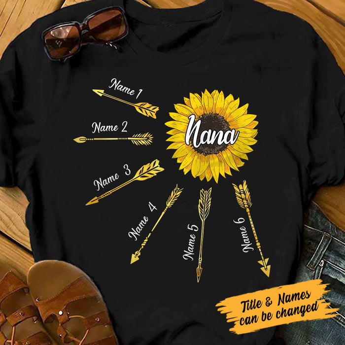 Personalized Grandma Sunflower T Shirt JR282 73O58 1