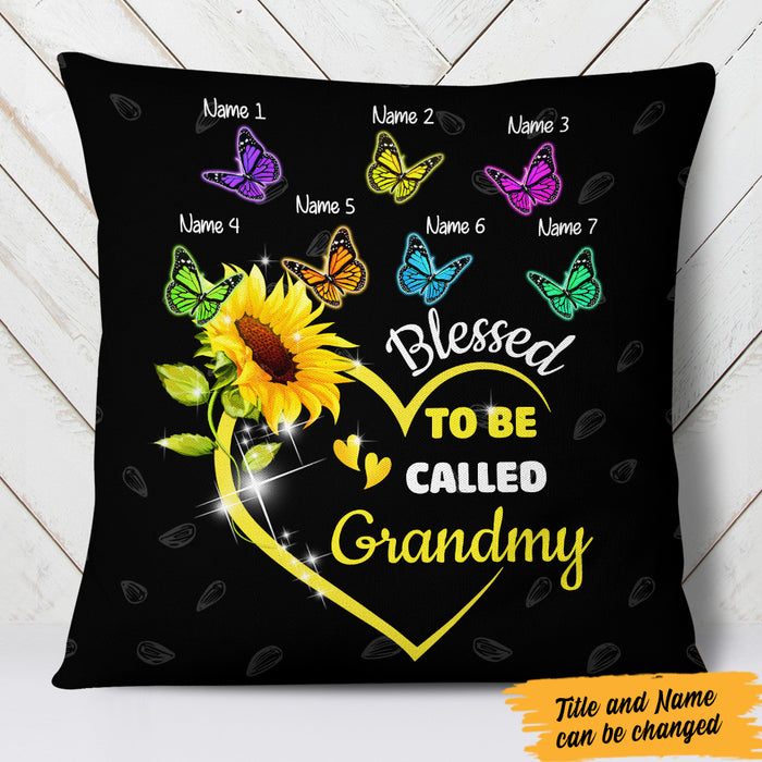 Personalized Mom Grandma Happiness Pillow AP21 26O47 (Insert Included) 1