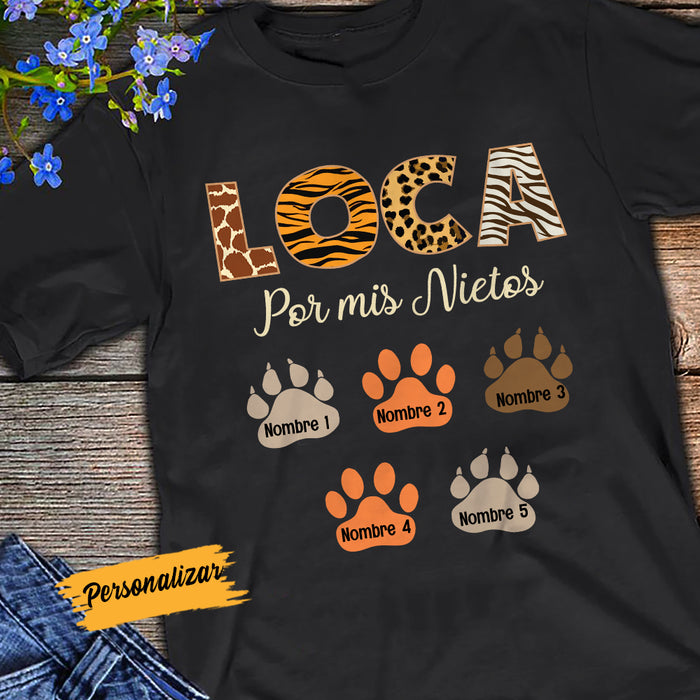 Personalized Grandma Mom Madre Abuela Spanish T Shirt MY53 30O57 1