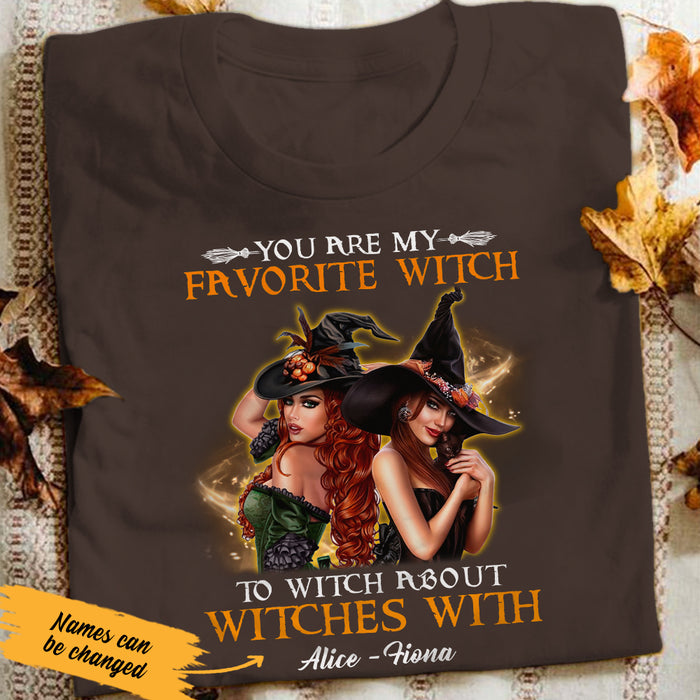 Personalized Witch Friends Favorite Witch T Shirt AG252 67O47 1