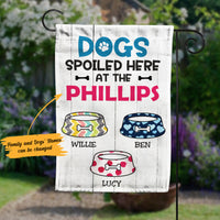 Personalized Dog Gardening Garden Flag JL81 73O58 thumb 1