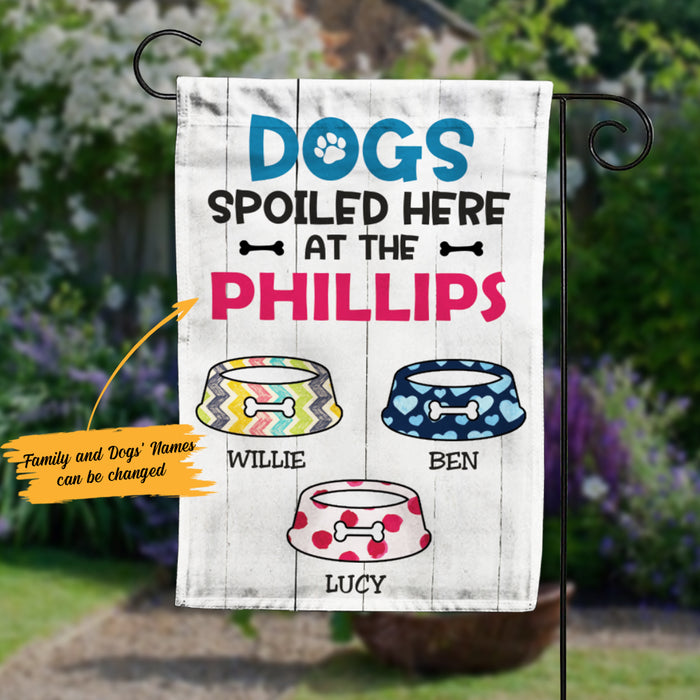 Personalized Dog Gardening Garden Flag JL81 73O58 1