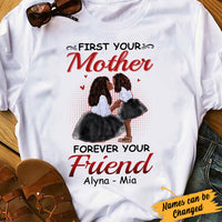 Personalized BWA Mom Forever Friend T Shirt AG72 30O34 thumb 1