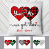 Personalized You & Me Heart Couple Pillow JR291 95O53 1