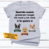 Personalized Dog Mom Spanish Mamá Perro T Shirt AP132 26O36 1