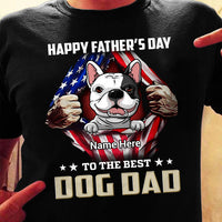 Personalized Dog Dad T Shirt MY253 95O58 thumb 1