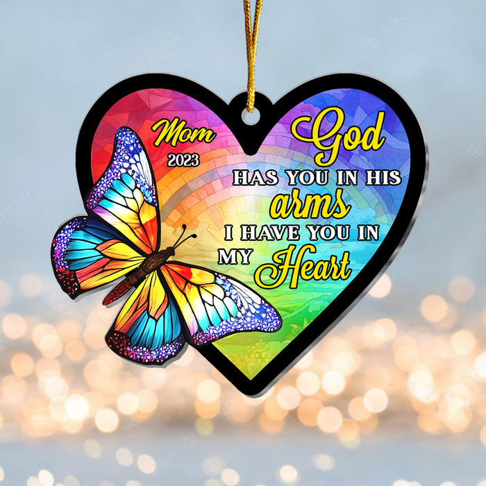 Personalized Butterfly Memorial Gift God Has You Ornament 30038 1