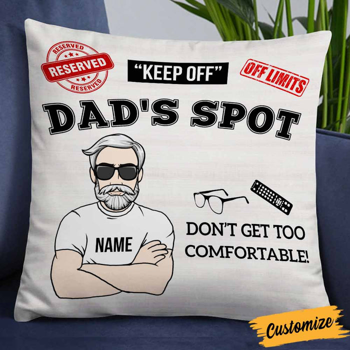 Personalized Love Dad Grandpa Spot Funny Pillow JR123 85O58 1