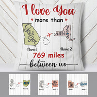 Personalized Long Distance Pillow SB252 85O58 thumb 1