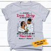 Personalized BWA Couple Love Story T Shirt AG311 30O53 1