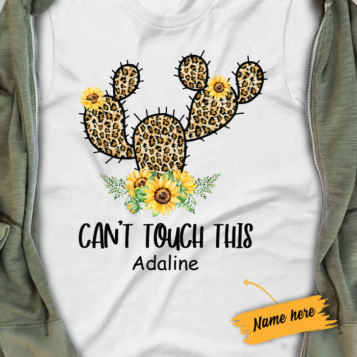 Personalized Sunflower Leopard Cactus Plant Shirt AG277 81O34 1