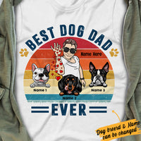 Personalized Dog Dad T Shirt JL62 26O57 thumb 1