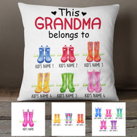 Personalized This Grandma Belongs To Boots  Pillow SB253 65O53 (Insert Included) thumb 1
