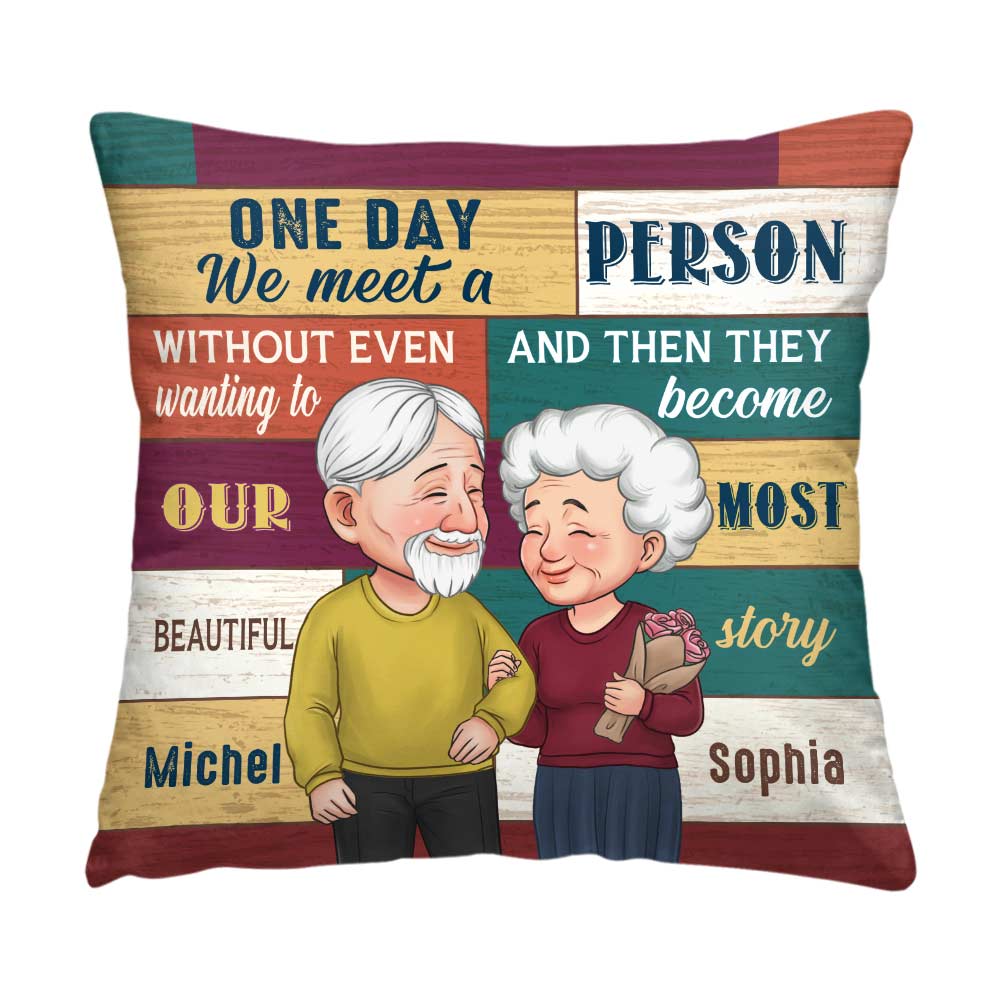 Personalized Couple Gift Our Beautiful Story Pillow 30959 Primary Mockup