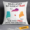 Personalized Family Long Distance Close At Heart Pillow DB63 95O23 1