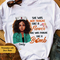 Personalized BWA Nurse Like A Bomb T Shirt AG111 27O58 thumb 1