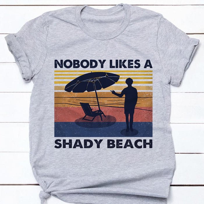 Funny Beach Shady White T Shirt JN255 81O36 1