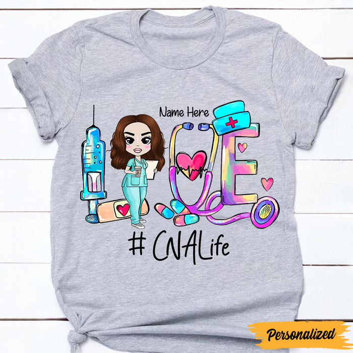 Personalized Love Nurse Life T Shirt JN244 30O47 1