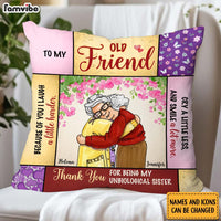Personalized Friend Gift Thank You For Being My Unbiological Sister Pillow 31332 thumb 1