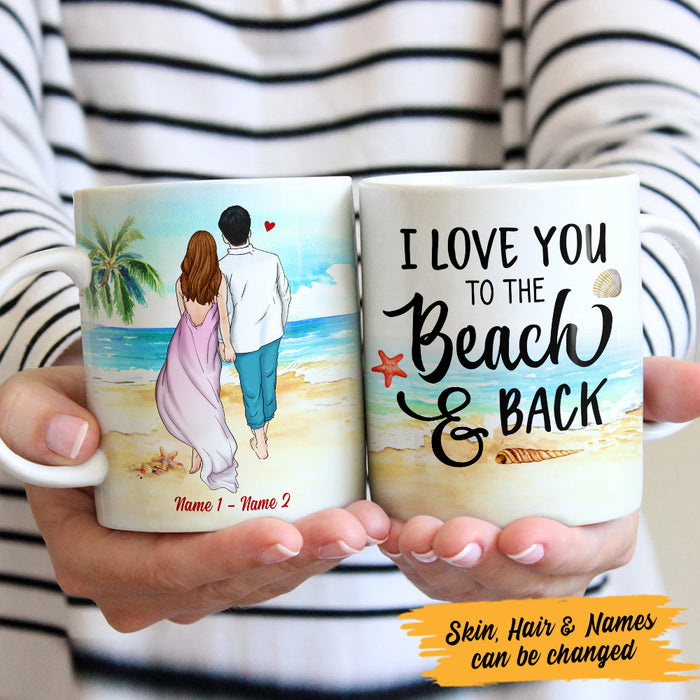 Personalized Couple Beach Mug JN84 26O47 1