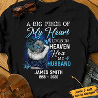 Personalized Husband & Wife Heaven T Shirt JN193 81O34 thumb 1