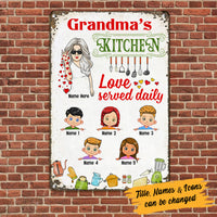 Personalized Mom Grandma Metal Sign JL101 26O53 thumb 1