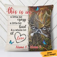 Personalized Deer Hunting Couple Pillow DB81 26O57 (Insert Included) thumb 1