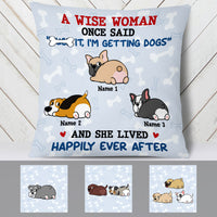 Personalized Dog Mom Wise Women  Pillow NB261 81O58 (Insert Included) thumb 1