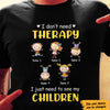 Personalized Dad Grandpa Therapy T Shirt MY182 95O47 1