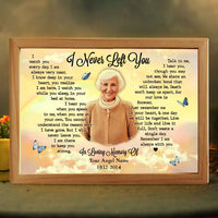 Personalized Memorial Gifts For Loss Of Loved One I Never Left You Picture Frame Light Box 31563 thumb 1
