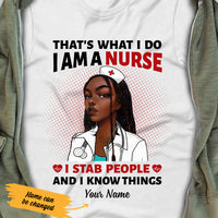 Personalized BWA Nurse Stab People T Shirt AG282 26O47 thumb 1