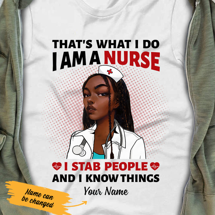 Personalized BWA Nurse Stab People T Shirt AG282 26O47 1