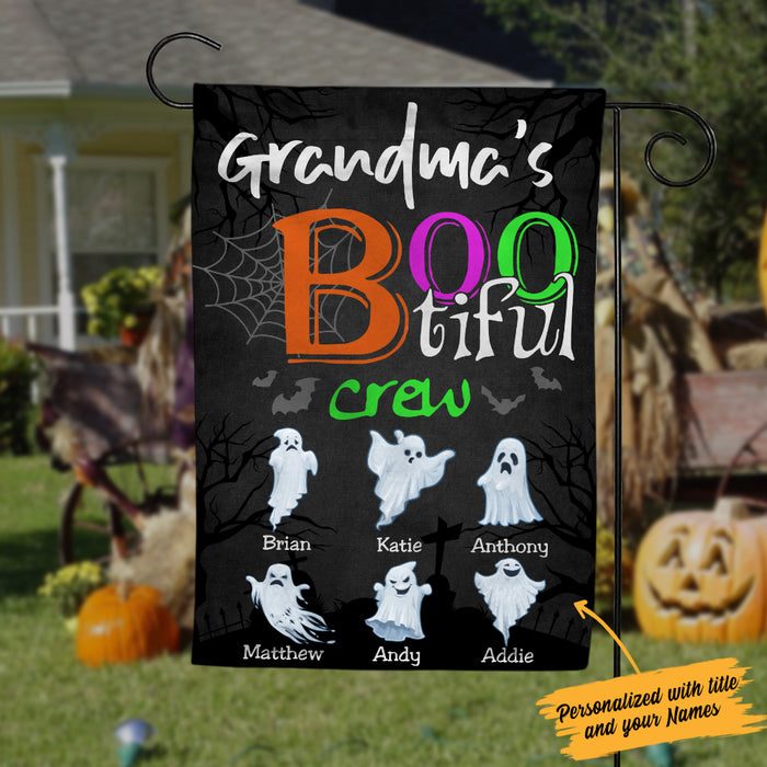 Personalized Grandma Halloween Garden Flag JL151 85O34 1