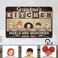 Personalized Grandma Kitchen Metal Sign JL101 95O36 thumb 1
