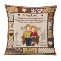 Personalized Gift For Couple Thank You Pillow 30611 thumb 1