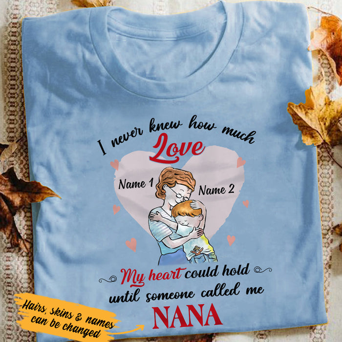 Personalized Mom Grandma Grandson Love T Shirt MR112 67O36 1