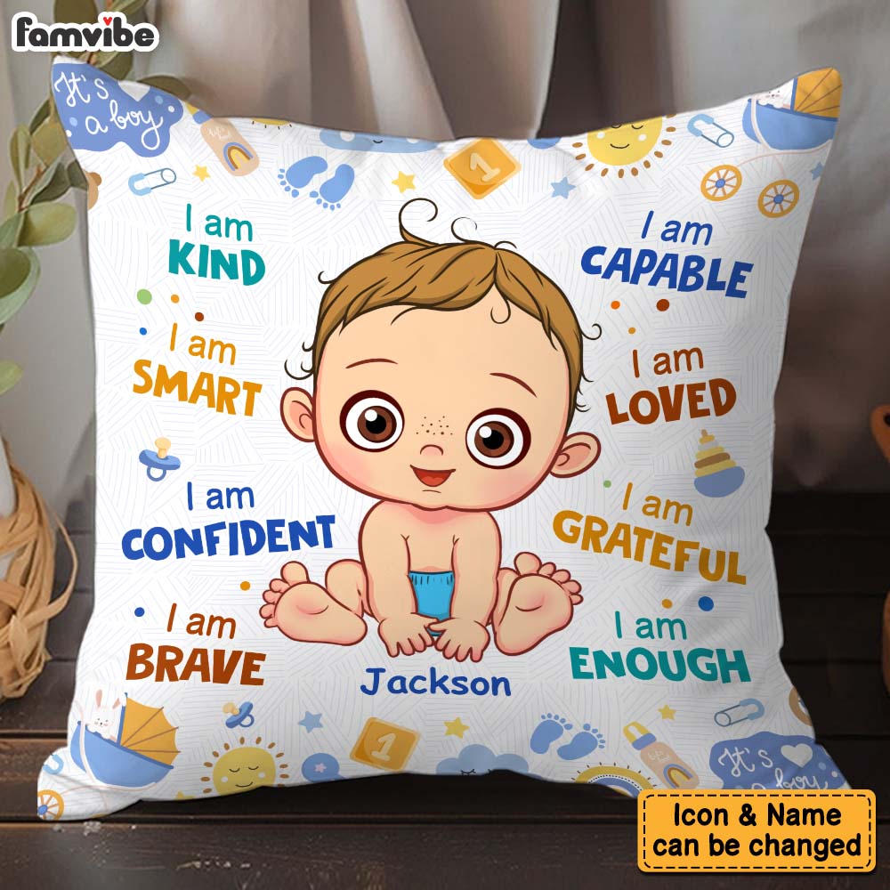 Personalized Gift For Baby I Am Kind Pillow 31447 Primary Mockup