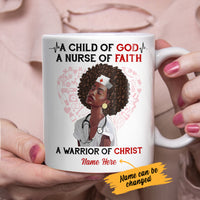 Personalized BWA Nurse A Child Of God Mug AG281 95O53 thumb 1